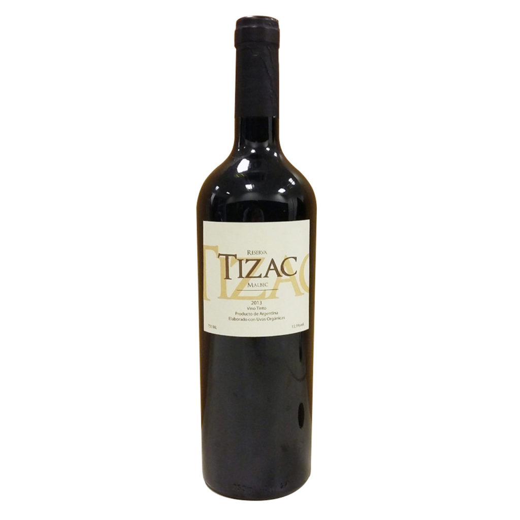 Tizac Malbec Orgánico Reserva Caja x 6